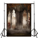 5x7FT Retro Vinyl Terror Castle Studio Photography Background Backdrop Baby Prop
