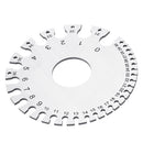 Machifit 0-36 0.007-0.3125 Stainless Steel Wire Gauge Round AWG SWG Thickness Measuring Wire Gage
