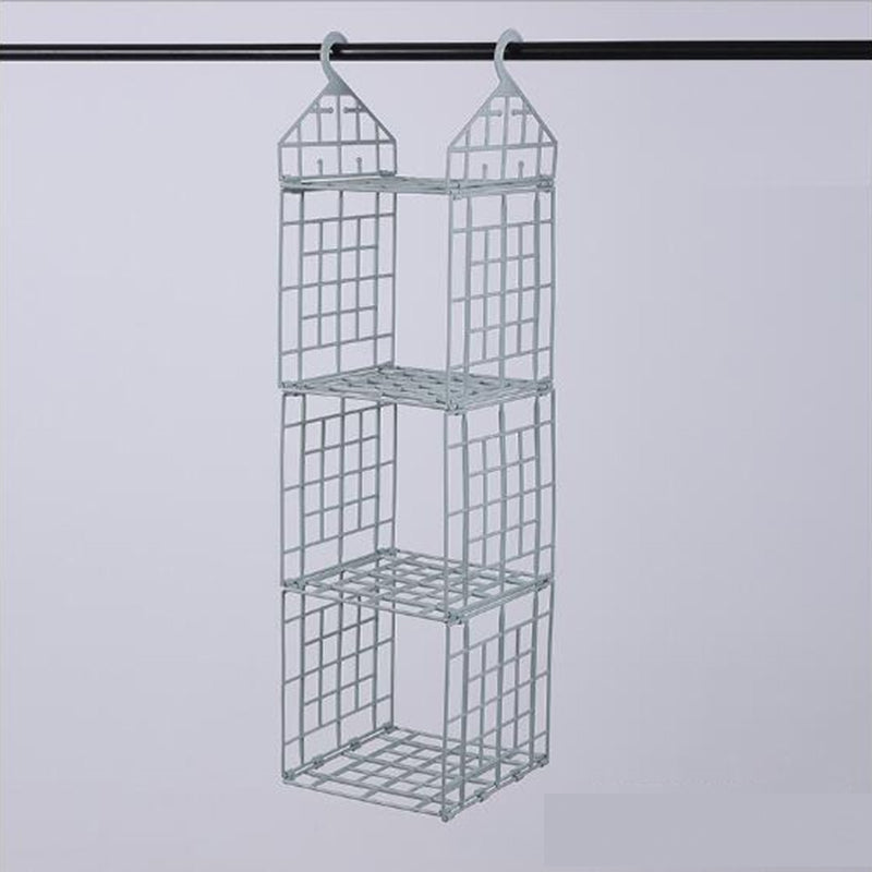 Bedroom Wardrobe Organizer Underwear Bra Clothes Pants Tie Storage Rack Cupboard Closet Hanging Basket Hooks Shelf Bag