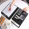 Fixed board + computer + mobile phone Holder bracket folder Multi-function a4 custom paper clip board stationery leather sales manager folder talk single business folder board