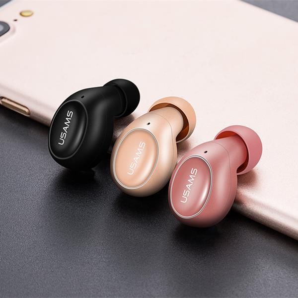 USAMS Mini Multi-point Battery Display Wireless bluetooth Earphone Headphone With Mic