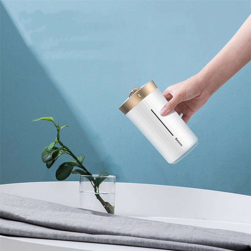 Baseus Electric 420mL Press-button Control Ultrasonic Humidifier With LED Light Home Desktop USB Air Purifier Mist Diffuser