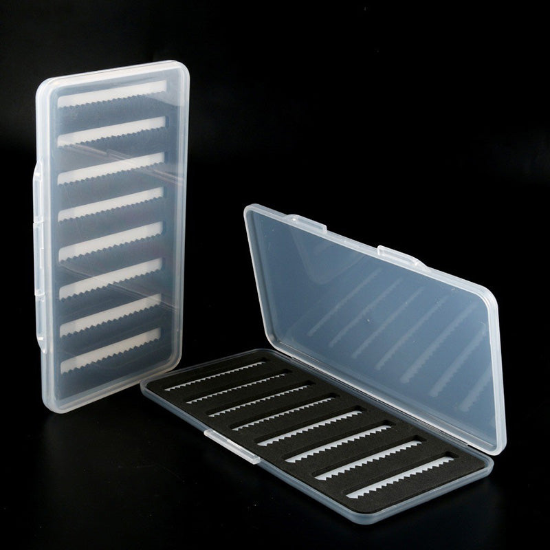 ZANLURE 185x103x13mm 168 Flies Capacity Plastic Fly Fishing Box Fishing Lure Hook Bait Tackle Box