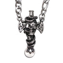 Skull Pendant Necklace Stainless Steel Lots Style Cross Skull Head Pendant Chain Pipes