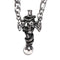 Skull Pendant Necklace Stainless Steel Lots Style Cross Skull Head Pendant Chain Pipes