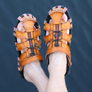 Men Beach Shoes Breathable Sandals Cooler Summer Rubber Soft Male Slippers