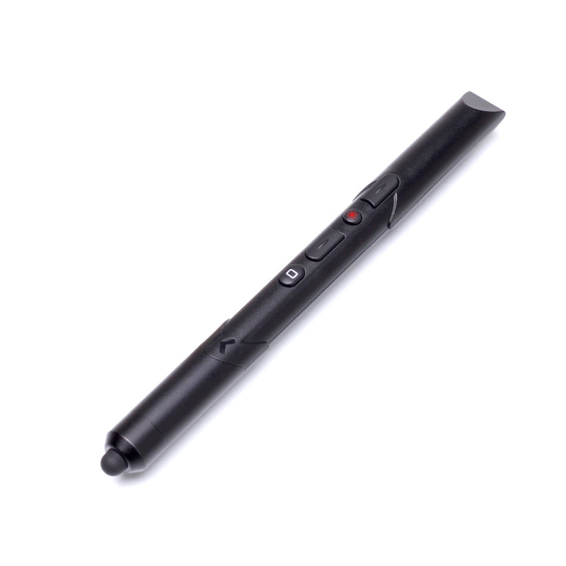 VIBOTON 3 in 1 Laser Flip Pen Touch-sensitive Pen Red Light Indication Wireless Presenter PPT Laser Page Pen Clicker USB Remote Control