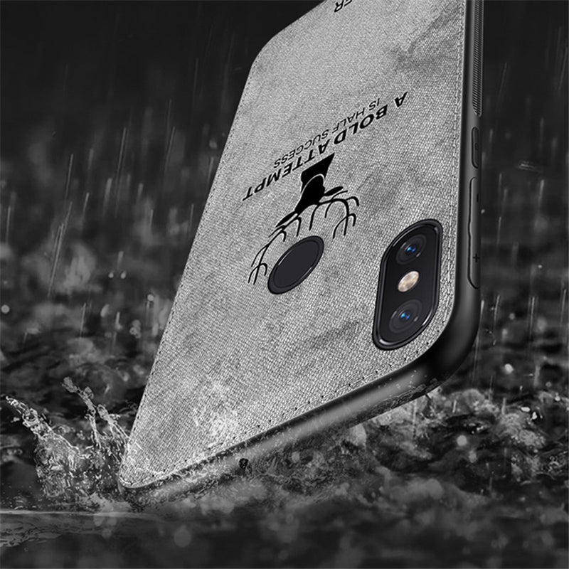 Bakeey Deer Shockproof Cloth Soft TPU Back Cover Protective Case for Xiaomi Redmi Note 5
