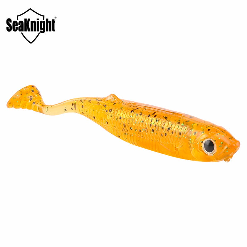 SeaKnight SL004 4pcs/bag 6g 100mm/3.9in T-Tail Soft Fishing Lure Bass Fishing Carp Bait