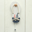 Mediterranean Style Pothook Nautical Hat Clothes Home Wall Hooks Hangers Hanging Decoration