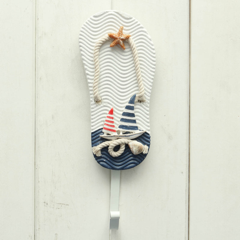 Mediterranean Style Pothook Nautical Hat Clothes Home Wall Hooks Hangers Hanging Decoration