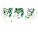 Miico FX82019 2 PCS Botanic Leaves Wall Sticker Decorative Sticker Removable Sticker DIY Sticker