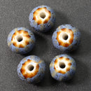 12mm 5Pcs Ceramic DIY Jewelry Flower Glaze Watermelon Shape Loose Beads