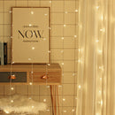 4M*0.6M Waterproof Warm White 96 LED Curtain String Light for Christmas Wedding Holiday Decor AC220V