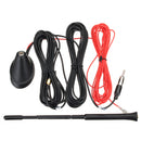 DAB +FM/AM Car Antenna Radio Aerial With Amplifier Roof Mount Active SMA Male