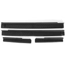 4Pcs Car Door Entry Sill Scuff Guards Door Edge Protector For Jeep Wrangler 2007-2017