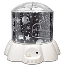 USB Colorful Cartoon Creative Birthday Gift Autorotation LED Projector Sky Light Night Lamp
