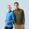 ZENPH Double-sided Warm Sports Long-sleeved T-shirt Cotton Sports Shirts Tracksuit