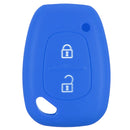 2 Button Soft Silicone Smart Key Fob Case Cover for Renault Kangoo Master Trafic