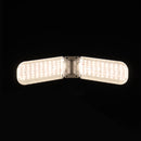 E27 30W SMD2835 Deformable Full Spectrum Two-Leaf 120 LED Grow Light Bulb With Lamp Holder Clip AC110-265V