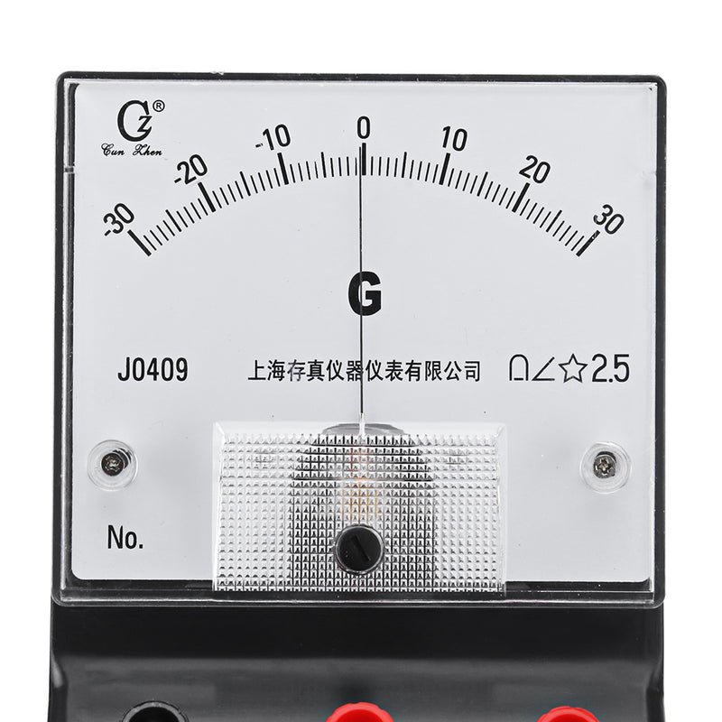 -30-0-30A Galvanometer Scientific Current Sensor Sensitive Ammeter Electric Current Detector Analog Display