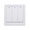 Geekcreit 1/2/3 Gang WiFi Smart Light Switch Push Button Smart Life/Tuya APP Remote Control Works with Alexa Google Home for Voice Control