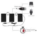 8.5W 5V 2.1A USB Heating 4 Pads 3 Gears Thermal Vest Heated Jacket Motorcycle Warm Winter