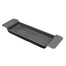 Extendable Bath Tub Drain Shelf Caddy Rack Shower Holder Rack Storage Tray Organizer