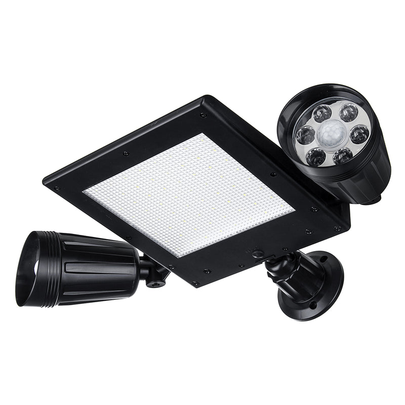 Solar Powered  64 LED PIR Motion Wall Light Home Security Lamp Garden Outdoor