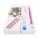Minleaf Hair Fashion Barber Engraving Pen Hair Styling Hairdressing Pen Head Scoring Eyebrows Steel Razor Carving Pen