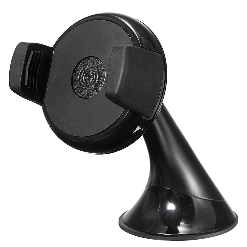 Qi 5V 2A Wireless Car Charger Dock Wind Shield Mount Phone Holder For Mobile Phone