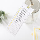 ZAOMO JHB01 3 Pcs Daily Weekly Monthly  Planner Life Sticky Notes Memo Pad Schedule Notebook Tearable Diary Plan Paper Notepad