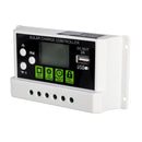 20A 12V/24V LCD Display PWM Solar Panel Charging Controller Li-ion &  Lead Acid Battery Compatible USB DC Backlight Display