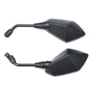 8mm/10mm Motorcycle Mirrors Scooter E-Bike Rearview Mirror Orthodontic Positive With Carbon Fiber Shell