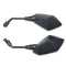 8mm/10mm Motorcycle Mirrors Scooter E-Bike Rearview Mirror Orthodontic Positive With Carbon Fiber Shell