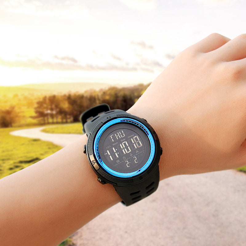 SKMEI 1251 Countdown Double Time Digital Watch Men Chronograph Electronic Sport Watch