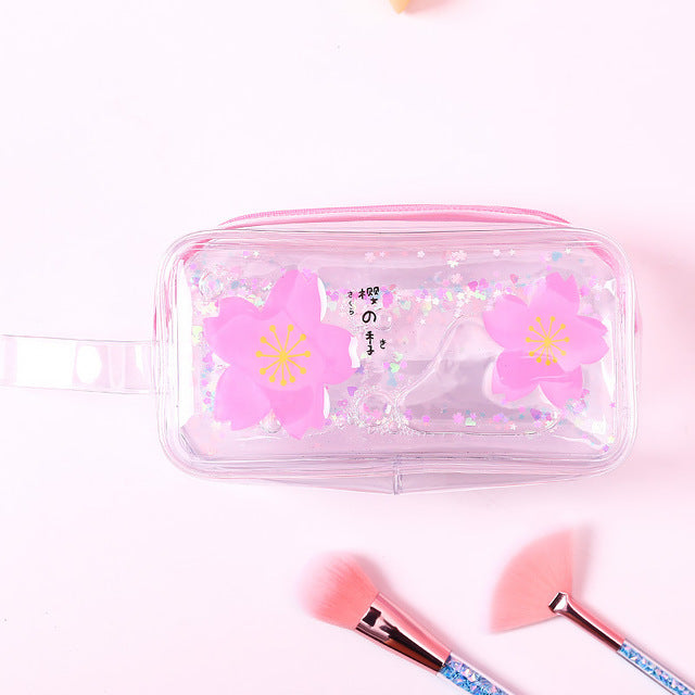 Cute Cartoon Makeup Bag Creative Girl Large Capacity Storage Cosmetic Bag