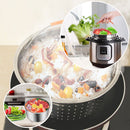 304 Stainless Steel Steam Steamer with Handle For Instant Pot Rice Pressure Cooker