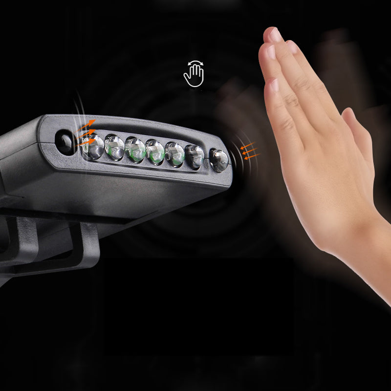 ZANLURE 480LM LED Headlamp Sensor Headlight Clip-On USB Rechargeable Headlamp Fishing Lamp