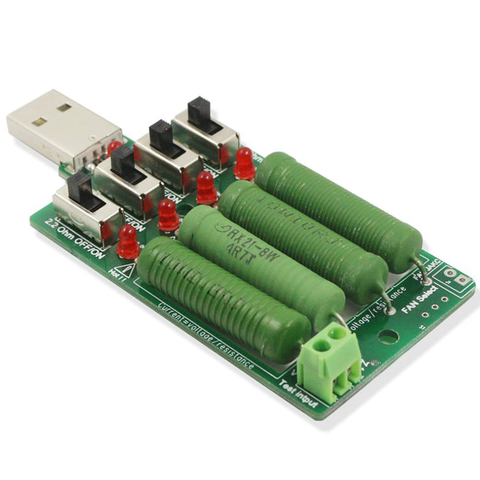 USB DC Electronic Load High Power Discharge Resistance Resistor Adjustable 4 Kind Current