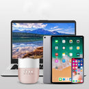 Mini Wireless bluetooth Speaker Warm White USB Portable LED Night Lamp Candle Light DC5V