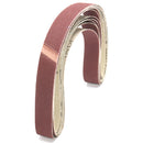 7pcs 1x30 Inch 80-1000 Mixed Grit Sanding Belts Set Aluminium Oxide Abrasive Sanding Belts