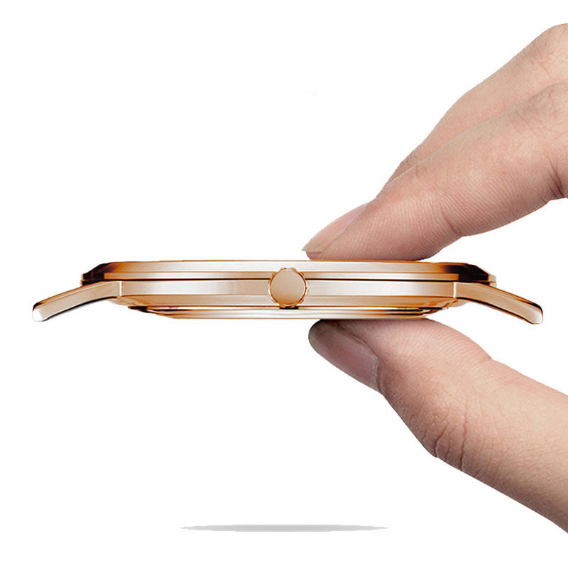 CHEERMES 253 Waterproof Men Wrist Watch Casual Style Ultra-thin Design Quartz Watches