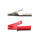 DANIU P2002 10Pcs 5 Color 100V 20A 4mm Banana Plug Crocodile Alligator Clips Safety Test Folders