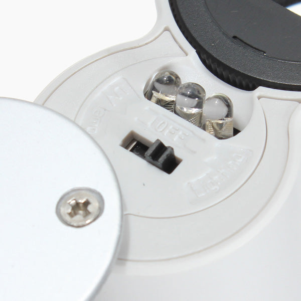 LED Magnifier Eye Glass Loupe UV Detector Currency Identifying