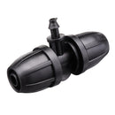 50Pcs Micro Spray Pipe Joint Two Way Plug Head Drip Irrigation Atomization Nozzle Garden Tools Hose 8/11 Hose Connectors