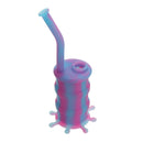 Multi Color Luminous Silicone Water Glass Pipe Glow In The Dark Glass Smoke Pipe