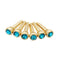 Copper Abalone Guitar Bridge Bone Pins Set Guitar Parts For Acoustic Guitar
