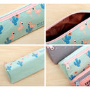 Kawaii Flamingo Pencil Case Cute Canvas Pencil Bag Pen Box Cases For Boys Girls Bts Korean Stationery Office School Supplies