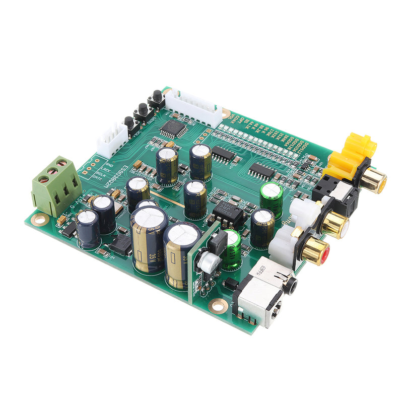 ES9038 Q2M Audio DAC DSD Decoder Board Support IIS DSD Coaxial Fiber Input 384KHz DOP with OLED D5-001